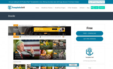 https://www.templatesell.com/item/docile screenshot