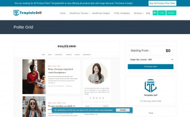 Polite Grid screenshot
