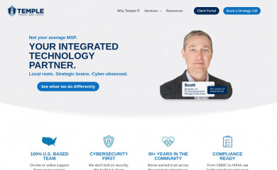temple-it.com screenshot
