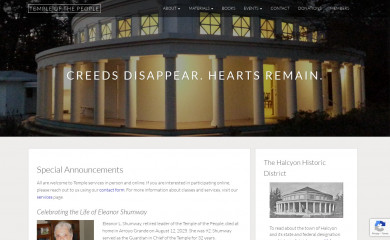 templeofthepeople.org screenshot