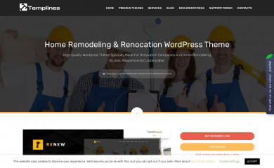 templines.com/portfolio/renew-renovation-wordpress-theme/ screenshot