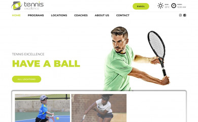 tennisexcellence.com.au screenshot