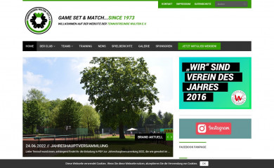 tennisfreunde-wulfen.de screenshot
