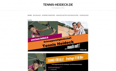 tennis-heideck.de screenshot