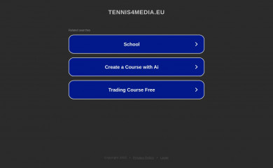 tennis4media.eu screenshot