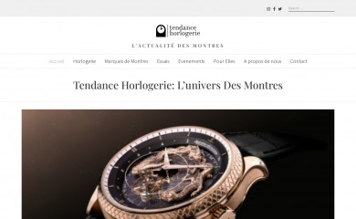 tendancehorlogerie.com screenshot