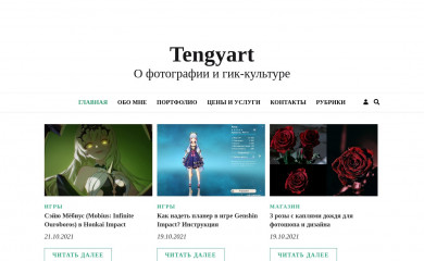 tengyart.ru screenshot