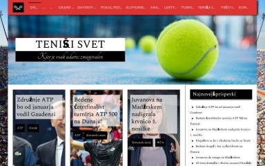 teniskisvet.si screenshot
