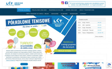 tenislublin.pl screenshot