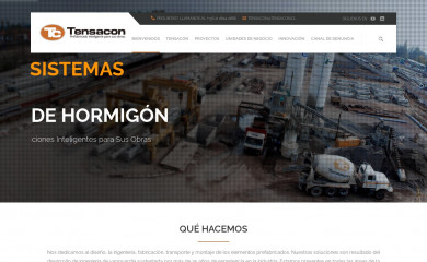 tensacon.cl screenshot