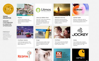tessagoldston.com screenshot