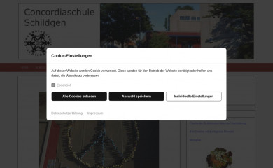 test-concordiaschule.de screenshot