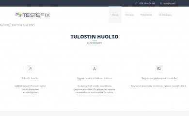 testefix.fi screenshot