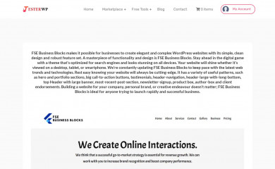 https://testerwp.com/fse-business-blocks-free-wp-theme/ screenshot