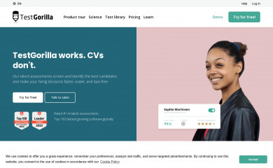 testgorilla.com screenshot