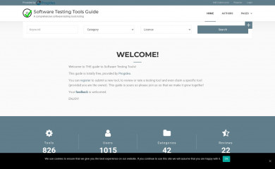 testingtoolsguide.net screenshot