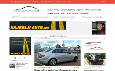 testoviautomobila.rs screenshot