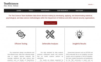 testscience.org screenshot