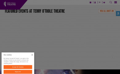 terryotooletheatre.org.uk screenshot