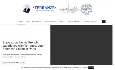 terrance-paris.com screenshot