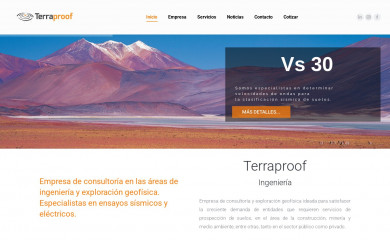 terraproof.cl screenshot