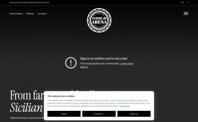 terrediarena.it screenshot