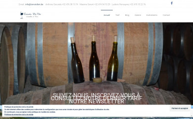 terroirdivin.be screenshot