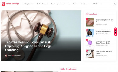 tersesayings.com screenshot