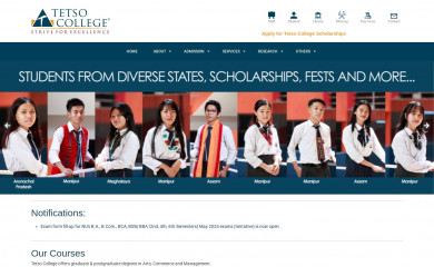 tetsocollege.org screenshot