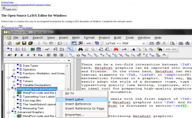 texniccenter.org screenshot
