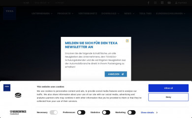texadeutschland.com screenshot