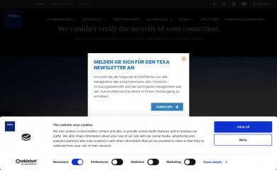 texadeutschland.com screenshot