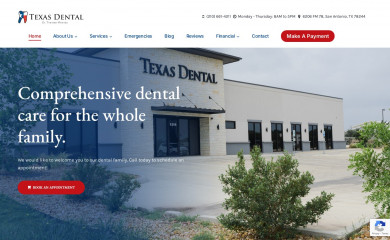 texas-dental.com screenshot
