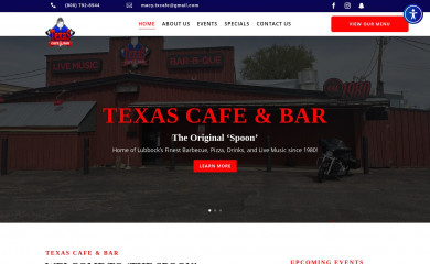 texascafeandbarthespoon.com screenshot