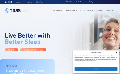 texasdentalsleepservices.com screenshot