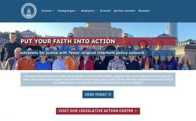 texasimpact.org screenshot