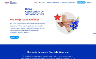 texasortho.org screenshot