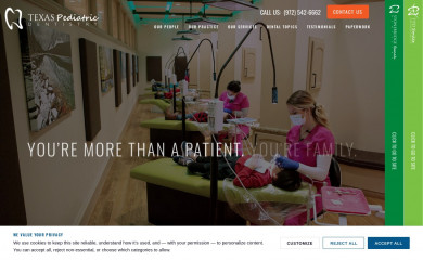 texaspediatricdentistry.com screenshot