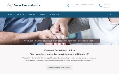 texasrheumatology.com screenshot