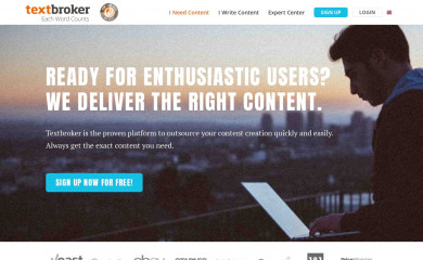 textbroker.co.uk screenshot