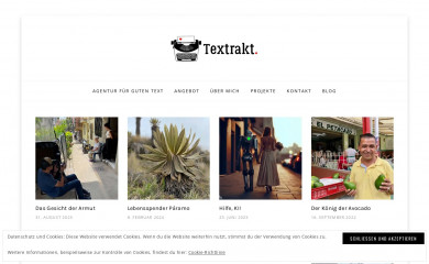 textrakt.ch screenshot