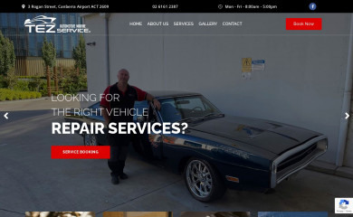 tezauto.com.au screenshot