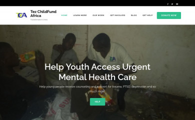 tezchildfundafrica.com screenshot