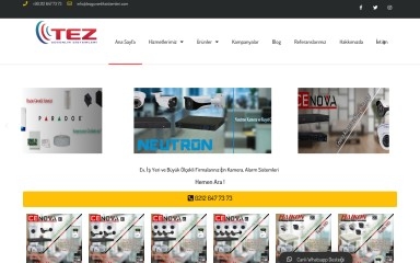 http://tezguvenliksistemleri.com screenshot