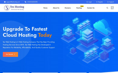 tezhosting.net screenshot