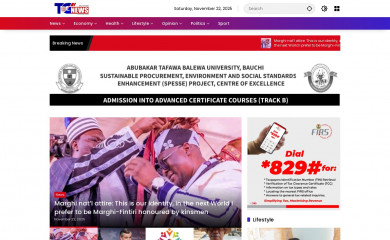 tgnews.com.ng screenshot