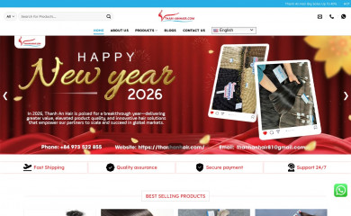 thanhanhair.com screenshot