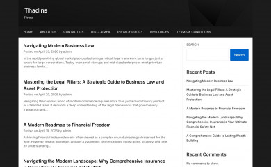 thadins.site screenshot