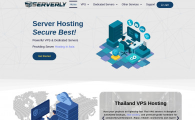 thaihosting.asia screenshot