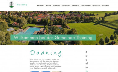 thaining.de screenshot